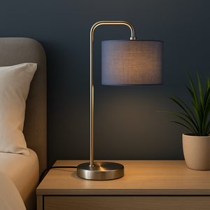 Luxury industriale lampada da terra in stile moderno con paralume in tessuto E27 presa di illuminazione a LED per soggiorno e alberghi - Product Image 3