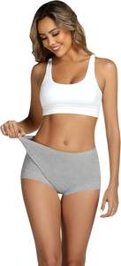 Braguitas tipo bóxer para mujer Signature, ligeras, de punto, transpirables, elásticas, de corte moderno, cobertura total, comodidad diaria - Product Image 2
