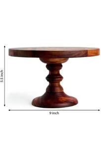 Support à gâteau en bois décoratif indien pour les occasions festives, idéal et traditionnel pour les fonctions et la présentation de nourriture décorative à prix de gros - Product Image 4