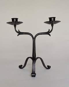 Elegante candelabro de metal plateado antiguo adecuado para la decoración de la mesa de comedor de Navidad con candelabros de lujo - Product Image 3