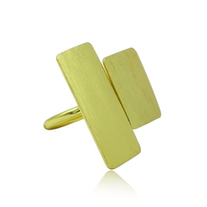 Fashionable Trendy Brass & Stainless Steel <b>Ring</b> <b>Gold</b> 18K Plated Stylish Inlay <b>Set</b> Moissanite Watch <b>Ring</b> for Gift - Product Image 2