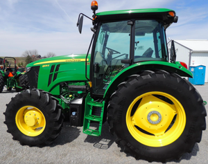 Envío gratis 145 horas usadas 2022 para John para 6105E Tractor 4WD 105HP con rodamiento y bomba de alta productividad - Product Image 5