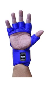 ถุงมือ MMA สำหรับฝึกซ้อมมวยไทยแบบครึ่งนิ้ว ยี่ห้อ Twins รุ่น Grappling Gloves ผลิตจากหนังแท้ คุณภาพระดับมืออาชีพ สำหรับผู้ใหญ่ - Product Image 5
