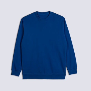 Pull-over unisexe à col rond, couleur unie, coupe classique, tricoté, style décontracté, rose bonbon, manches longues - Product Image 2