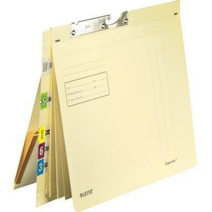 Leitz Orgacolor A4 260g/m Kraft Cardboard Hanging <b>File</b> Folder with Chamois Imprint & Recycled Material - Product Image 1