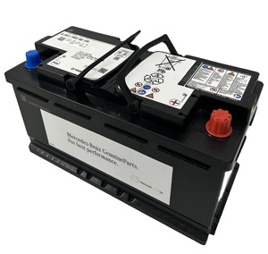 Batería de Coche Libre de Mantenimiento Din92-SMF de <span class=keywords><strong>12v</strong></span> <span class=keywords><strong>92ah</strong></span> para Mercedes Benz, Batería de Coche de Plomo-Ácido AGM de 92 Ah - Product Image 2