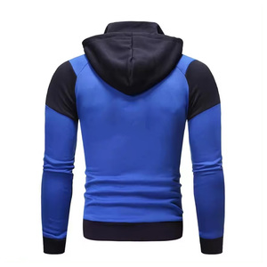 2025 Wholesale Vintage Winter Sportswear Men Cotton Fleece Breathable Hooded Collar <b>Zip</b> Tracksuits Custom Logo Plus Size 2 1 - Product Image 3