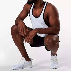Bon prix haute qualité séchage rapide respirant entraînement chemises sans manches High Street Style hommes débardeurs musculation Fitness - Product Image 3