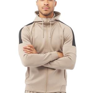 OEM Custom logo Men Polyester Tracksuit causal <b>oversized</b> zipper hoodie& <b>joggers</b> quick dry breathable jogging sweatsuit - Product Image 2