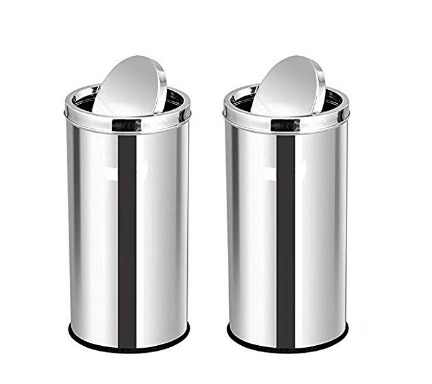 2025 Hot Selling Stainless Steel Dustbin Beautiful Waste Container That Makes Waste Disposal Elegant