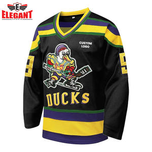 Tissus légers évacuant l'humidité, chemises de hockey grande taille à prix raisonnable, maillot de hockey sur glace pour hommes et femmes - Product Image 2