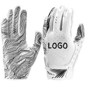 Guantes de Fútbol Americano Hechos a Medida, Última Llegada, Transpirables, Sin Silicona, de Poliéster, Mejor Precio de Venta, Elegantes y Sostenibles - Product Image 4