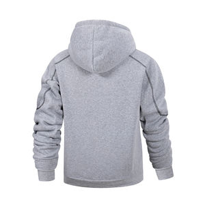 Men's Casual Sports Zipper Hoodie Coat Solid Color Slim Fit <b>Cardigan</b> Jacket Sports <b>Sweatshirt</b> Clothing - Product Image 6