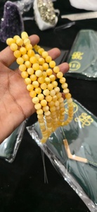High quality Yellow Calcite 8mm 45 to 48 natural beads string wholesale crystal For <b>healing</b> & energy meditation reiki crystal - Product Image 3