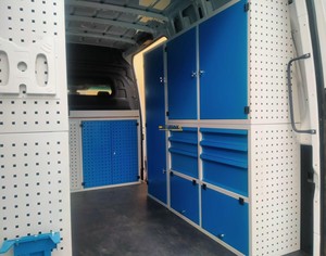 Armoires à outils en métal dans le véhicule avec 12 tiroirs Revêtement en poudre électrostatique facile à assembler-Équipement de stockage OEM personnalisable - Product Image 3