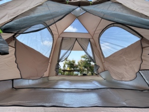 Portable extérieur quatre saisons 3-4 personnes <span class=keywords><strong>Camping</strong></span> tente Oxford étanche à la pluie Protection solaire plage <span class=keywords><strong>parc</strong></span> - Product Image 6