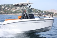 SAFTER MARINE Nouveau Modèle 495 Bateau de Pêche Rigide en Fibre de Verre avec Moteur Hors-Bord, Ensemble Complet pour 5 Personnes, Certifié CE, Durable et Écologique