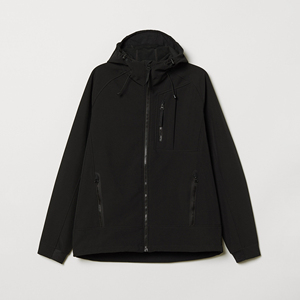 Chaqueta de Invierno para Hombre, Estilo Urbano, Softshell, Impermeable, con Cremallera Completa, Capucha, Bolsillos Decorativos, Reversible, Gruesa y Calefactable - Product Image 1