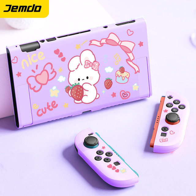 Jemdo Soft TPU Material Protective Cover for Switch 2 for Nintendo Space Theme Game Console Accessories Compatible