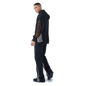 Trendy Baggy Oversized Mens Winter Tracksuit Regular Fit Two Piece <b>Hoodie</b> and Jogger Set Custom Logo 100% Cotton Wholesale - Product Image 1
