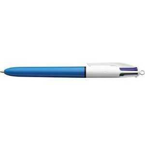 Penna a Sfera <span class=keywords><strong>BIC</strong></span> Original 4 Colori 0.4mm Multicolore Rosso Blu Verde Nero in Plastica con Meccanismo a Pulsante - Product Image 1