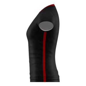 Unisex Custom Designed Uniforms Factory Printed <b>Red</b> Short-Sleeved Volleyball Wear <b>Hot</b> Selling for Women - Product Image 4