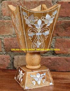 Quemador de Incienso de Madera Árabe Religioso Hecho a Mano Único, Diseño con Incrustaciones de Madreperla, Bakhoor Madhkan, Estilo de Medio Oriente, para Toda Temporada - Product Image 4