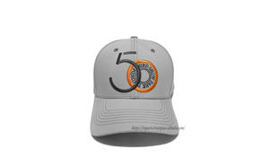 Logo de broderie 2D personnalisé 100% coton Casquettes de baseball Broderie Logo personnalisé Casquettes de camionneur Casquette de sport de haute qualité - Product Image 4