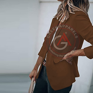 2023 nouveauté dames Blazers dames femmes impression personnalisée à manches longues taille personnalisée femmes décontracté porte blazer - Product Image 3