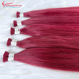 Extensiones de Cabello Humano Liso a Granel, Cabello Teñido, Calidad de Salón - Product Image 6