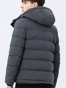 Chaqueta de plumas con estampado personalizado para hombre, abrigos acolchados de burbujas, cálidos, para invierno, 2023 - Product Image 2