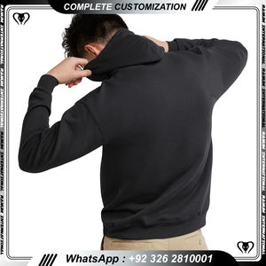 Pulls à capuche avec poches avant en tissu sur mesure - Product Image 3