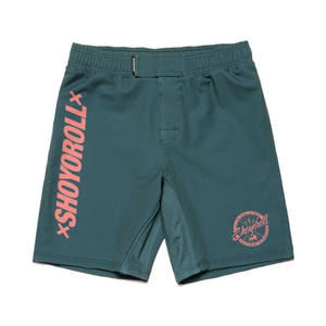 Venta caliente personalizado al por mayor hombres impresión sublimación impresa Bjj lucha transpirable Grappling pantalones cortos brillante manera internacional - Product Image 2