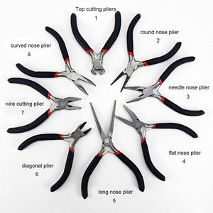 5 pouces fabrication de bijoux bricolage équipement de conception pince à bec aiguille outils Mini pince ensemble certifié CE 3 ans de garantie manuel - Product Image 3