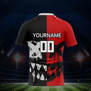 Camiseta de Fútbol Americano con Cuello en V, Nombre y Número Personalizados, Camiseta de Fútbol para Adultos, Cómoda, Transpirable y con Disipación de Calor - Product Image 4