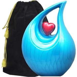 Urnas de cremación de metal de nuevo diseño de calidad superior a bajo precio para cenizas humanas disponibles a precio mayorista del exportador indio - Product Image 1