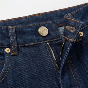 Jeans de Algodón Transpirable para Mujer, Color Personalizado, Cintura Media, Pierna Ancha, Venta al Por Mayor, Estilo Urbano, Servicio OEM - Product Image 4