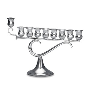 Nouveau Design support de Menorah de luxe pour la décoration de la maison support en métal et acier à 9 piliers - Product Image 3