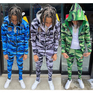 2024 ensemble de jogging personnalisé homme coupe-vent imperméable veste en polyester à capuche veste légère ensembles de survêtement en nylon pour hommes - Product Image 1