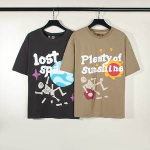 Camisetas ligeras con estampado de abullonado, diseño personalizado, ropa informal de secado rápido, fabricadas con tejido de punto de Bambú - Product Image 3