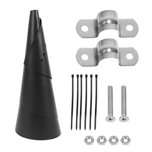 Deflector de Ardilla Envolvente de 18 Pulgadas y 45CM, Alimentador de Pájaros, Poste de Montaje Exterior, Protector de <span class=keywords><strong>Casa</strong></span> de Pájaros, Gancho Anticapa para Exteriores - Product Image 4