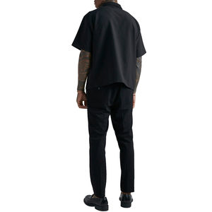 T-shirt zippé respirant à manches courtes pour hommes, vêtements de sport pour l'été, vêtements d'entraînement décontractés et sportifs - Product Image 5