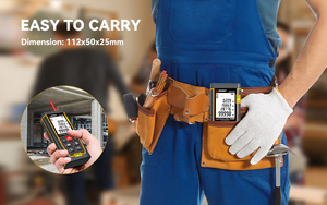 Télémètre laser Sndway 100m 4 en 1 Laser Meter Outils de mesure industriels avec bulle à double niveau - Product Image 3