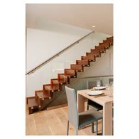 Escalier Optima moderne en spirale en métal et verre pour les intérieurs de villas Escalier