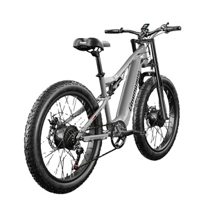 Vélo électrique de haute qualité à double moteur 48V 2000W, double suspension, pneus larges de 26 pouces, couple de 160 Nm, batterie de 17,5 Ah, vélo hybride - Product Image 1