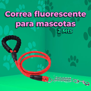 Correa de Nailon Resistente de 2 Metros para Perro con Liberación Rápida, Duradera y Moderna, Diseño Sólido, Estilo Simple, Material Plástico - Product Image 5