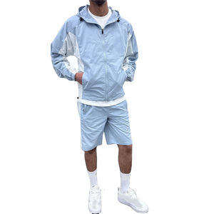 ชุดวอร์มไนลอนสองชิ้นพร้อมโลโก้และการออกแบบที่กำหนดเอง - Product Image 1