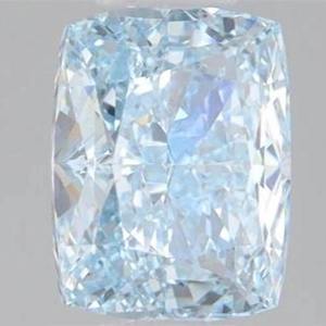 Elegante Diamante Suelto de 1 Quilate, Corte Cojín, Color Azul Fantasía, Certificado VS1, para Fabricación de Joyas y Diseño Personalizado, Venta al Por Mayor - Product Image 1