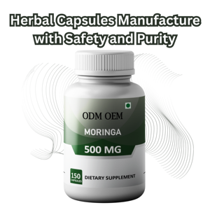 Fiable ODM/OEM Moringa biologique à base de plantes de haute qualité naturel Moringa feuille organique Moringa 150 capsules - Product Image 2