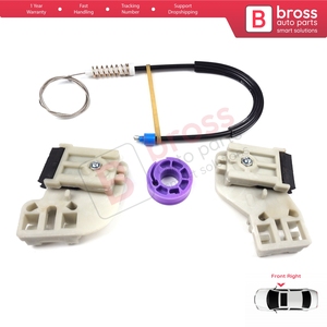 ชุดซ่อมมอเตอร์กระจกไฟฟ้า BWR506 สำหรับประตูหน้าขวา รถโปโล MK4 6Q 9A 9N 9N3 ปี 2001-2009 รุ่น HB 5 ประตู และ 9A4 ปี 2002-2018 รุ่น 4 ประตู - Product Image 3